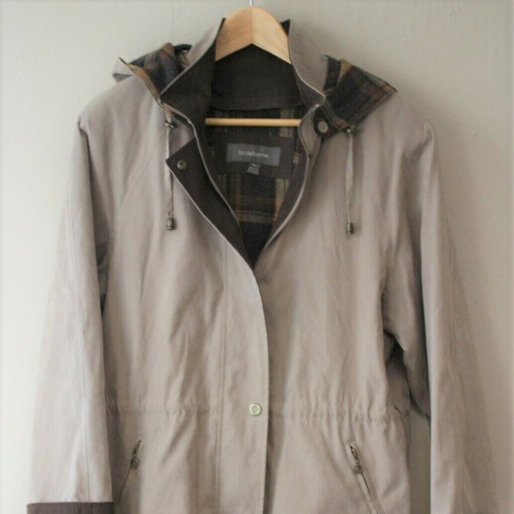Liz Claiborne Vintage Microfiber Hooded Anorak